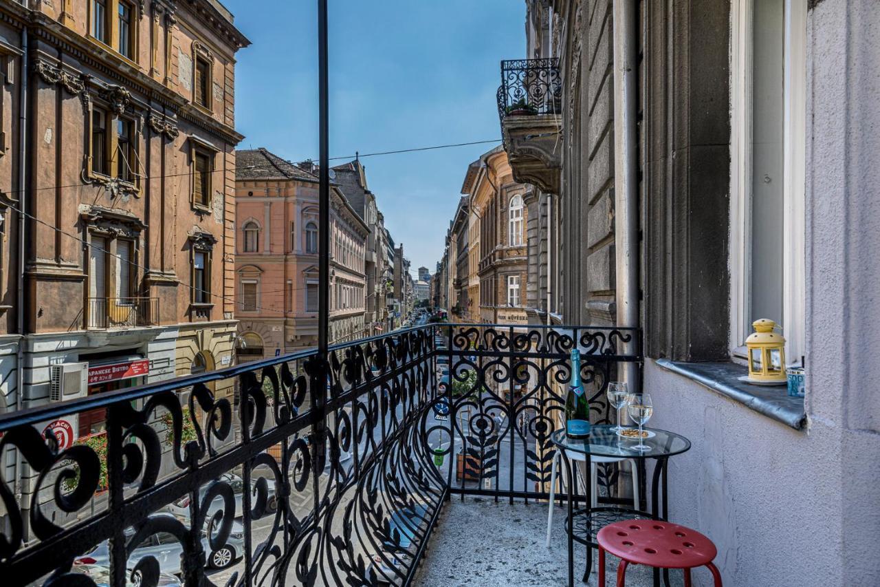 Luxury Art Deco Flat / Big Balcony Apartment Budapest Luaran gambar